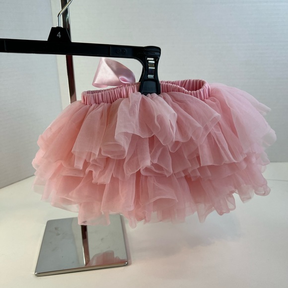Tortoise and Rabbit Pink Baby Girls Tutu w/Bow Size M - Picture 5 of 10